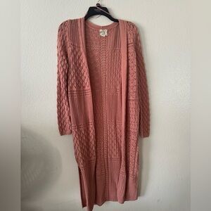 Pink Knitted cardigan
